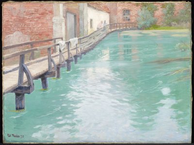 المطاحن في Montreuil-sur-Mer ، نورماندي ، 1891 بواسطة جوهان فريدريك ثاولو